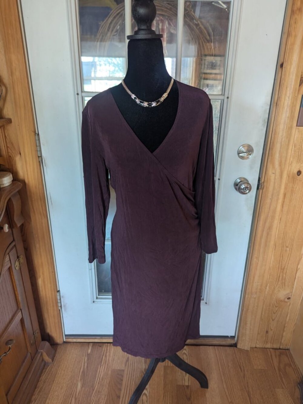 Dress Purple Chico's Traveler's size 1/Medium